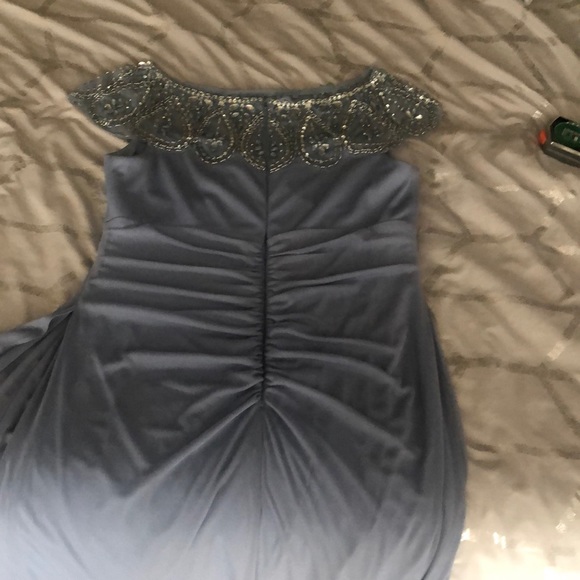 Stunning light blue sequins dress - Picture 8 of 8